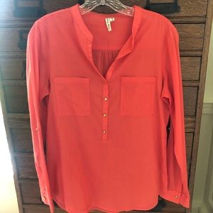 Pink and gold blouse